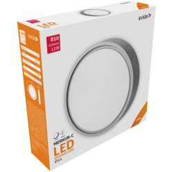   Avide (Merkur-C) Cseppálló Mennyezeti Lámpa Kerek IP54 12W NW 4000K Szürke