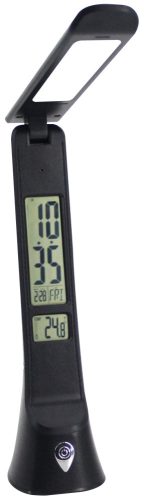 Avide LED Asztali Lámpa Bőrhatású Hugo Fekete 6W Naptár