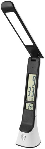 Avide LED Asztali Lámpa Bőrhatású Hugo Fehér-Fekete 6W Naptár