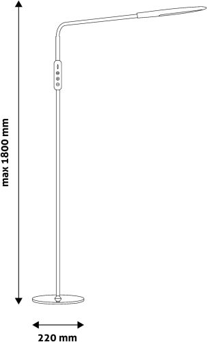 Avide LED Állólámpa Remo 9W CCT Fehér