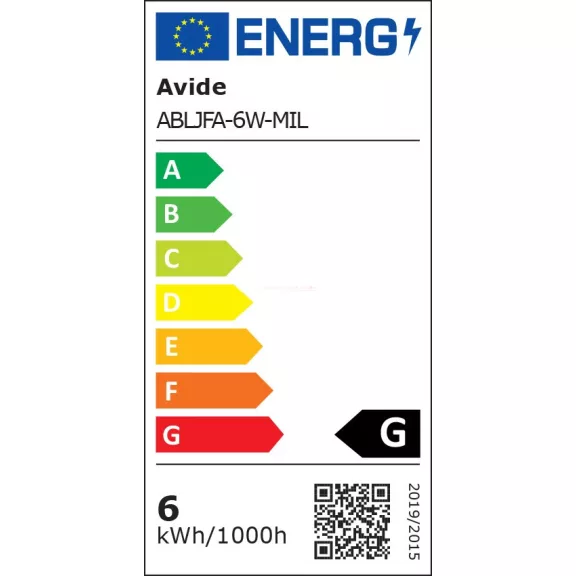LED lámpa Designer Vintage E27 Extra Meleg fehér,  (8W/360°) Dimmelhető, Millau