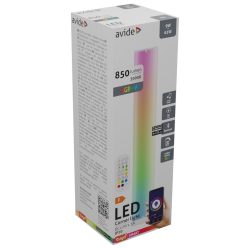   Avide LED saroklámpa digitális RGB + 3000K BT + zene szenzorral