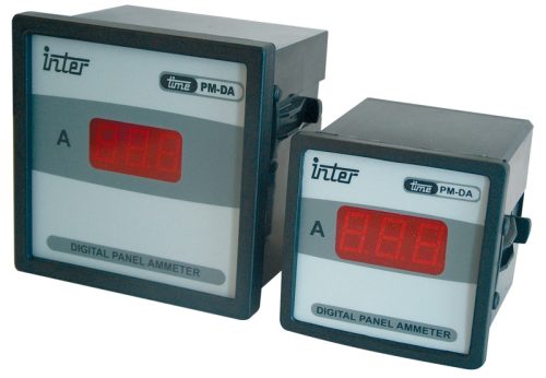 Digitális váltakozó áramú ampermérő közvetlen méréshez 72×72mm, 50A AC