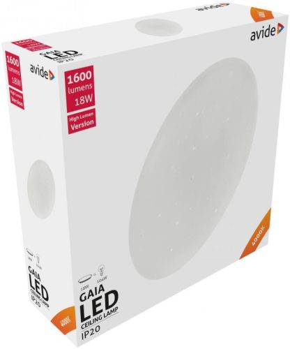 Avide LED Mennyezeti Lámpa Gaia 18W 330*105mm NW 4000K