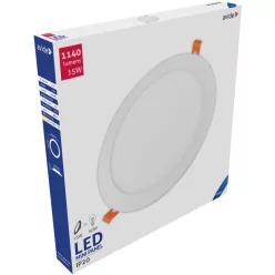   Avide LED Beépíthető Kerek Mennyezeti Lámpa ALU 15W CW 6400K