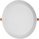 Avide LED Beépíthető Kerek Mennyezeti Lámpa ALU 24W NW 4000K szatén nikkel