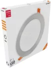 Avide LED Beépíthető Kerek Mennyezeti Lámpa ALU 24W NW 4000K szatén nikkel