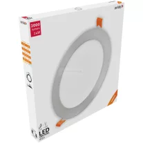   Avide LED Beépíthető Kerek Mennyezeti Lámpa ALU 24W NW 4000K szatén nikkel