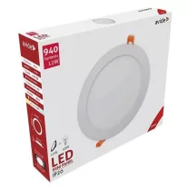   Avide LED Beépíthető Kerek Mennyezeti Lámpa ALU 12W WW 3000K
