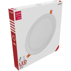   Avide LED Beépíthető Kerek Mennyezeti Lámpa ALU 15W WW 3000K