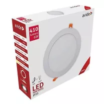   Avide LED Beépíthető Kerek Mennyezeti Lámpa ALU 6W WW 3000K