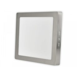   Falon kívüli LED panel (négyzet alakú) 12W - szatén-nikkel, 4000K