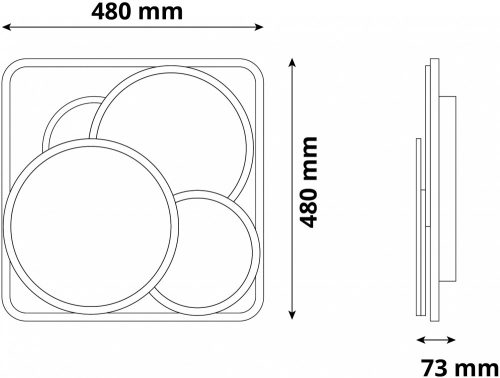 Avide Design Mennyezeti Lámpa Brees
