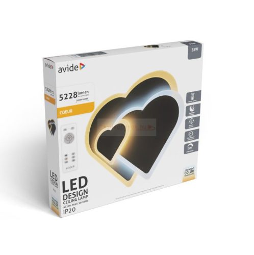 Avide Design Mennyezeti Lámpa Coeur