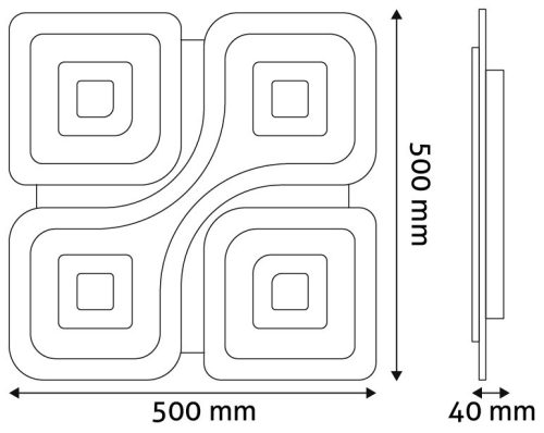 Avide Design Mennyezeti Lámpa Dakar