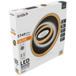   Avide Design Mennyezeti Lámpa Olive 70W RF távirányítóval