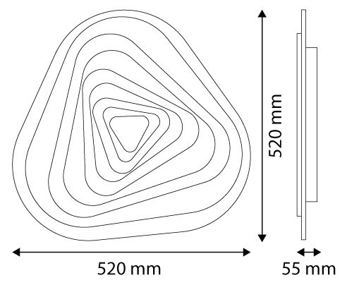 Avide Design Mennyezeti Lámpa Yvette