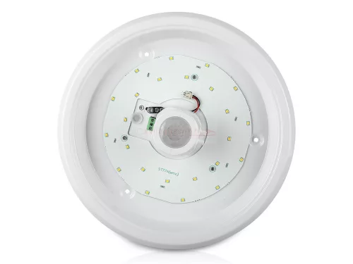 Mozgásérzékelős kör mennyezeti lámpa 12W LED természetes fehér