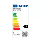 Led lámpa gyertya láng E-14 5W C37 melegfehér Braytron