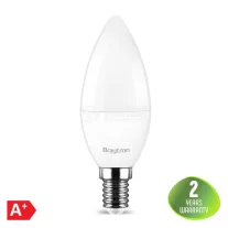 Led lámpa gyertya E-14 7W C37 természetes fehér Braytron
