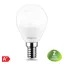 Led lámpa gömb 5W P45 E14 meleg fehér Braytron