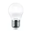 Led lámpa kis gömb 5W E27 G45 meleg fehér Braytron