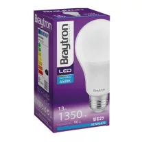Led lámpa körte E-27 13W A65 hideg fehér 1350lm Braytron