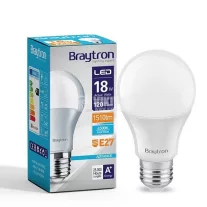 Led lámpa körte E-27 18W A80 hideg fehér 1600lm Braytron