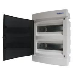 Schrack lakáselosztó süllyesztett 2x12 modul IP40 Topo