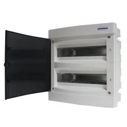 Schrack lakáselosztó süllyesztett 2x18 modul IP40 Topo