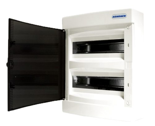 Schrack lakáselosztó falon kívüli 2x18 modul IP40 Topo
