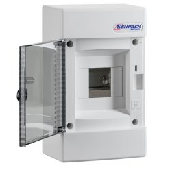Schrack lakáselosztó falon kívüli 1x4 modul IP40 Topo