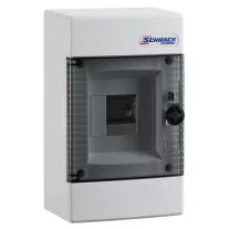 Schrack lakáselosztó falon kívüli 1x4 modul IP40 Topo