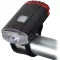 LED biciklilámpa, első-hátsó világítással 2W, 5000K, 3,7 V / 800 mAh, 150lm, IP54, 2/5h