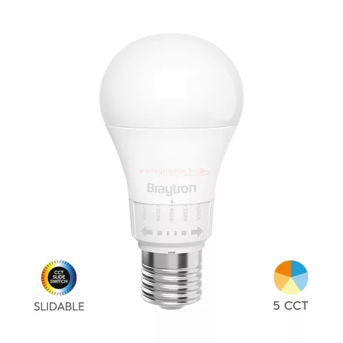 Led lámpa körte 8,5W E27 5:1 szabályozható színhőmérséklet