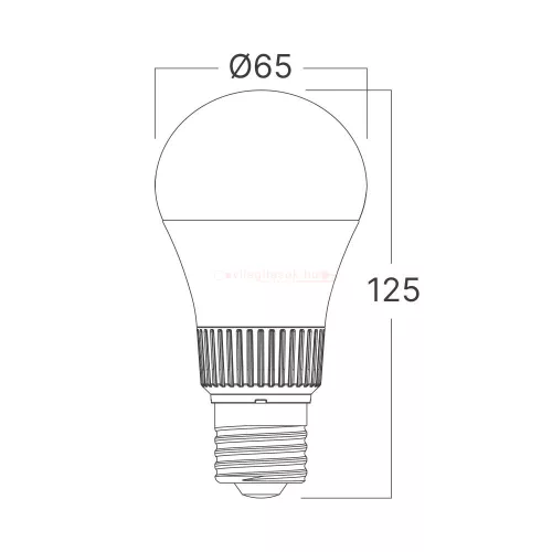 Led lámpa körte 13,5W E27 5:1 szabályozható színhőmérséklet