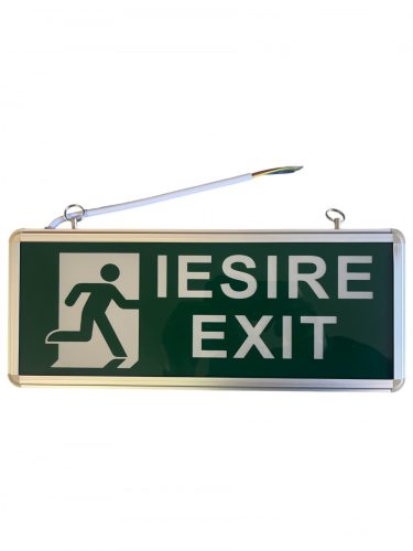 Led vészvilágító kijárati lámpatest  függeszthető 3W exit