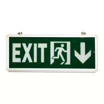   Led vészvilágító kijárati lámpatest  függeszthető 3W exit+le ábra