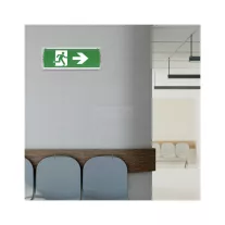   Led kijáratjelző lámpa falba süllyeszthető állandó/készenléti 5W