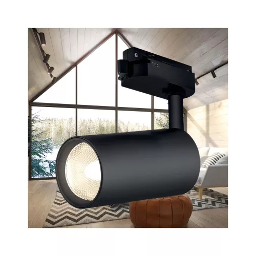Braytron 1 fázisvezetős sínes lámpa fekete GU10 foglalattal max. 10W
