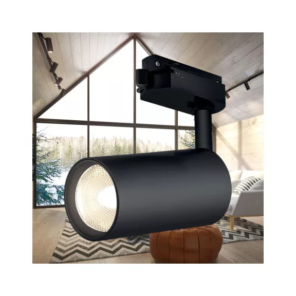 Braytron 1 fázisvezetős sínes lámpa fekete GU10 foglalattal max. 10W