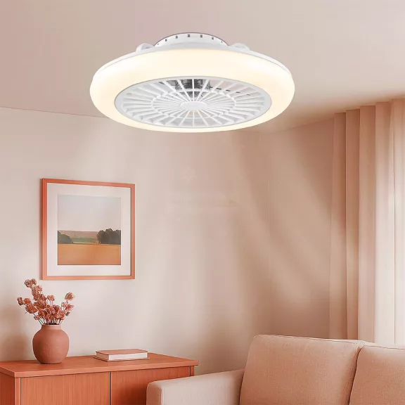 Ventilátor, mennyezeti csillárventilátor távirányítóval, CCT dimmelhető