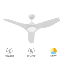   Ventilátor, mennyezeti csillárventilátor távirányítóval, CCT 24+35W fehér