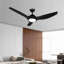   Ventilátor, mennyezeti csillárventilátor távirányítóval, CCT 24+35W fekete