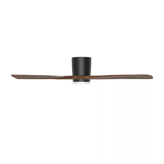 Ventilátor, mennyezeti csillárventilátor távirányítóval, CCT 18+30W fekete,fa
