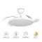 Ventilátor + LED lámpa távirányítóval, dimmelhető CCT 32+30W fehér