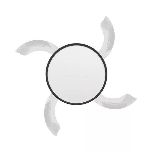 Ventilátor + LED lámpa távirányítóval, dimmelhető CCT 32+30W fekete