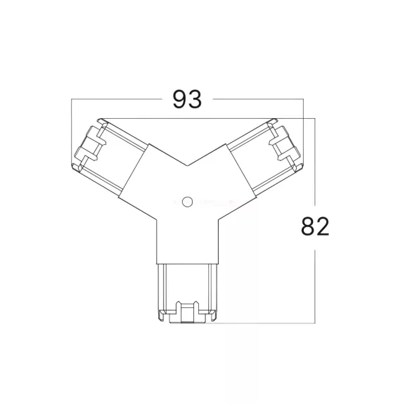 Hexagon egyenes LED fénycsík Y toldó