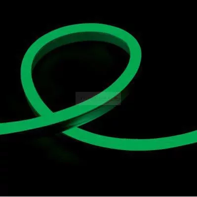 NEON flex fénykábel zöld 230V 8x16mm