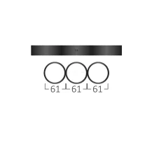 Lámpaoszlopra lámpakar tartó 3 ágú 60mm